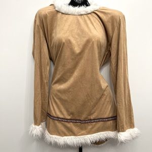 Eskimo Kisses Halloween Costume Hooded dress with boot covers